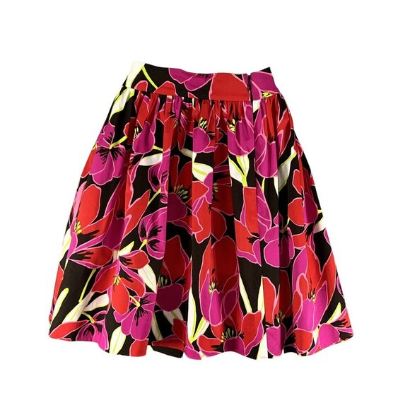 Kate Spade New York Skirt The Rules Womens12 Flare Floral Mini Skater Skirt Edgy - Picture 6 of 14